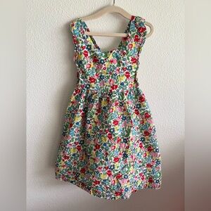 Mini Boden Size 3/4 Girls Floral Cotton Sundress in Multi-Color